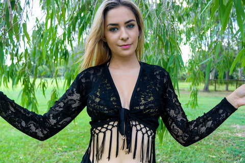 Aussie Cossie DareWear Classic Lace Bolero Long Sleeve