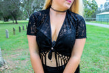 Aussie Cossie DareWear Classic Lace Bolero Short Sleeve