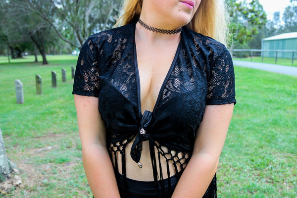 Aussie Cossie DareWear Classic Lace Bolero Short Sleeve
