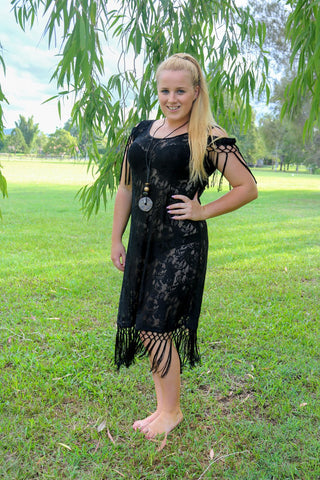 Aussie Cossie DareWear Classic Lace Long Dress