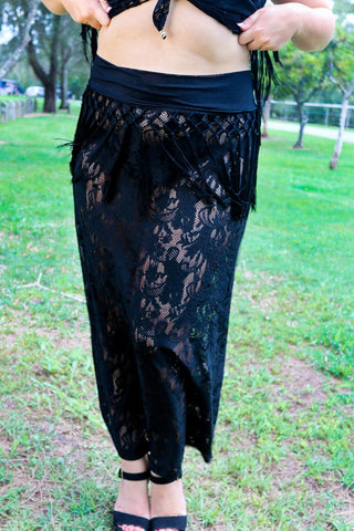 Aussie Cossie DareWear Classic Lace Long Skirt